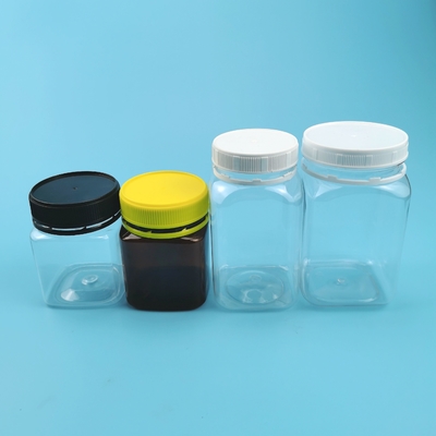 BPA Vrij Vierkant Verkopend Plastic Honey Bottles 200ml 320ml 400ml