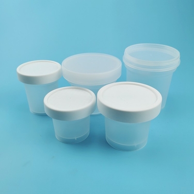 100ml plastic Voedselkruiken met de Container van Dekselforest clear ice cream yogart