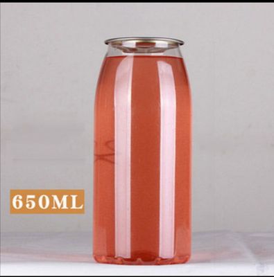 Transparante 650ml 22oz Plastic Juice Bottle For Water