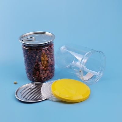 0.5l Kruiken van het de Verbindings Plastic Voedsel van het HUISDIEREN de Gemakkelijke Open Aluminium