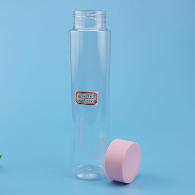 het Transparante HUISDIER Plastic Juice Bottle With Screw Cap van 550ml 29oz