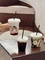 Douane 90mm de Beschikbare van de Koppensmoothies van de Bellenthee Koude Koffie die Plastic Huisdierenkoppen drinken