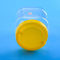 BPA Vrije 1450ml 131mm Vierkante Plastic Schroefdekselkruiken