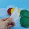 Het duidelijke Recycling maakte Opnieuw te gebruiken 73mm PE Plastic Deksels in reliëf