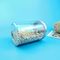 32 Kruiken van de het Voedselopslag van oz de Rechte Duidelijke Plastic met Zilveren Schroefdeksels
