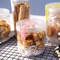 Plastic de Jamcontainer 1400ml van Santa Cookie Jar With Lid van douanekerstmis