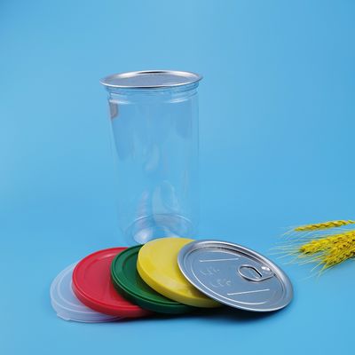 De duidelijke Ronde Blikken van het Honings750ml Gemakkelijke Open Plastic Voedsel