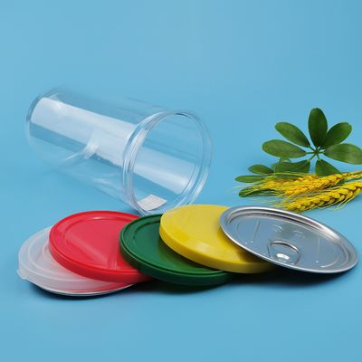 De duidelijke Ronde Blikken van het Honings750ml Gemakkelijke Open Plastic Voedsel